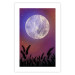 Wall Poster Night in the Countryside - meadow landscape against a cosmic sky and bright moon 138216 additionalThumb 13