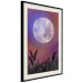 Wall Poster Night in the Countryside - meadow landscape against a cosmic sky and bright moon 138216 additionalThumb 8