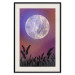 Wall Poster Night in the Countryside - meadow landscape against a cosmic sky and bright moon 138216 additionalThumb 17