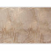 Wall Mural Coast of Palm Trees - Artistic Beige Composition With Leaves 142716 additionalThumb 1