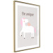 Wall Poster Be Unique - Cheerful Unicorn and a Motivating Slogan for Kids 146616 additionalThumb 4