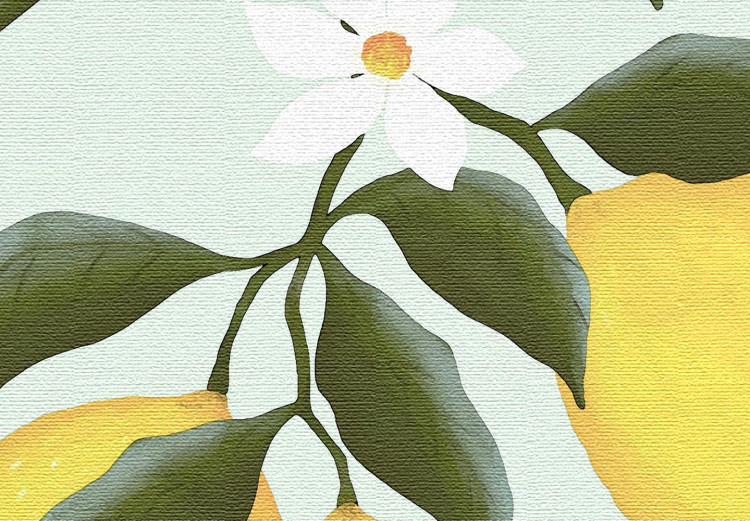 Round Canvas Lemon Sorrento - Sunny Summer Shrub With Fresh Fruit  148616 additionalImage 2