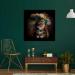 Canvas AI Kitty - Portrait of a Proud Animal in an Indian Headdress - Square 150116 additionalThumb 3
