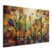 Large canvas print Colorful Forest - A Geometric Composition Inspired by Klimt’s Style [Large Format] 151116 additionalThumb 3