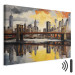 Canvas Art Print Brooklyn - Charming View of the Bridge and Modern City Skyscrapers 151916 additionalThumb 8