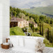 Wall Mural Under the sun of Tuscany - hillside landscape with trees in Italy with a house 97316 additionalThumb 8