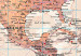 Canvas Print World Map: Orange World 98016 additionalThumb 4