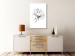 Canvas Black and white flowers - abstract, delicate nature 117126 additionalThumb 3