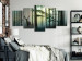 Canvas Print Morning (5 Parts) Wide Green 118926 additionalThumb 3