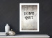 Wall Poster Don't Quit - black English texts on a concrete texture background 122826 additionalThumb 2