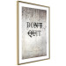 Wall Poster Don't Quit - black English texts on a concrete texture background 122826 additionalThumb 8