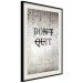 Wall Poster Don't Quit - black English texts on a concrete texture background 122826 additionalThumb 3