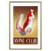 Wall Poster Wine Club - English captions and woman resembling red wine 123626 additionalThumb 14
