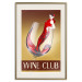 Wall Poster Wine Club - English captions and woman resembling red wine 123626 additionalThumb 19