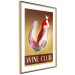Wall Poster Wine Club - English captions and woman resembling red wine 123626 additionalThumb 5