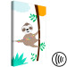 Canvas Art Print Happy Sloth (1 Part) Vertical 123726 additionalThumb 6