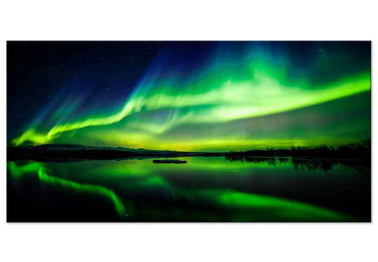 Large canvas print Green Sky II [Large Format] 125626