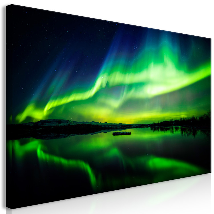 Large canvas print Green Sky II [Large Format] 125626 additionalImage 3
