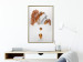 Wall Poster Copper and Plaster - abstract white composition with copper plants 126226 additionalThumb 9