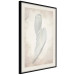 Wall Poster Another Tide - maritime composition of a white seashell on a sand background 127526 additionalThumb 2