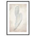 Wall Poster Another Tide - maritime composition of a white seashell on a sand background 127526 additionalThumb 17
