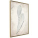 Wall Poster Another Tide - maritime composition of a white seashell on a sand background 127526 additionalThumb 12