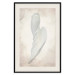 Wall Poster Another Tide - maritime composition of a white seashell on a sand background 127526 additionalThumb 26