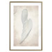 Wall Poster Another Tide - maritime composition of a white seashell on a sand background 127526 additionalThumb 20