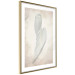 Wall Poster Another Tide - maritime composition of a white seashell on a sand background 127526 additionalThumb 7