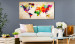 Large canvas print World Map: Abstract Fantasy II [Large Format] 128626 additionalThumb 6