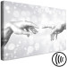 Canvas Art Print Finger of God (1-part) wide - bright light with a religious motif 128826 additionalThumb 6