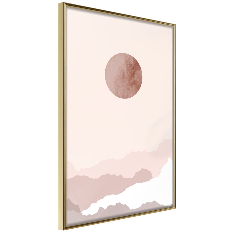 Wall Poster Pastel Planet - abstract circle above the clouds in a bright cosmos 129726 additionalImage 12