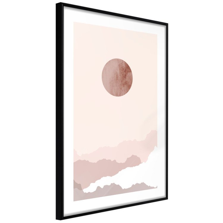 Wall Poster Pastel Planet - abstract circle above the clouds in a bright cosmos 129726 additionalImage 6