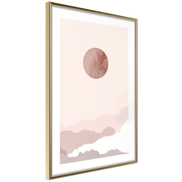Wall Poster Pastel Planet - abstract circle above the clouds in a bright cosmos 129726 additionalImage 7