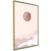 Wall Poster Pastel Planet - abstract circle above the clouds in a bright cosmos 129726 additionalThumb 12