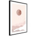 Wall Poster Pastel Planet - abstract circle above the clouds in a bright cosmos 129726 additionalThumb 6