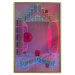 Poster Four Walls - geometric figures with neons in an abstract style 131926 additionalThumb 17