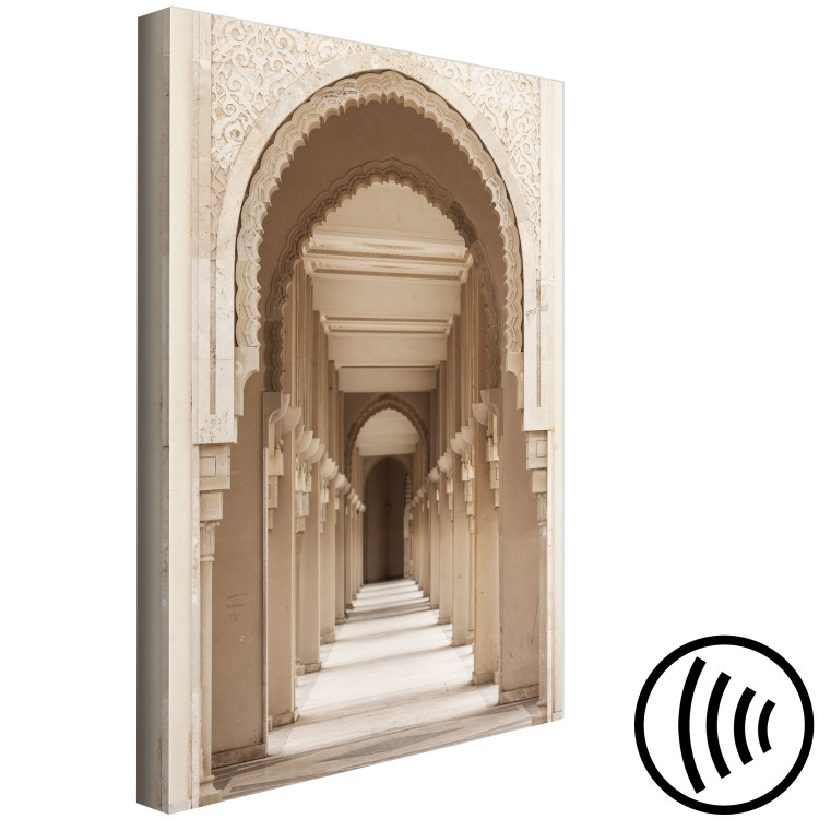 Canvas Art Print Oriental Arches (1-piece) Vertical - architecture of Arab columns 134726 additionalImage 6