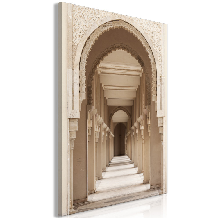 Canvas Art Print Oriental Arches (1-piece) Vertical - architecture of Arab columns 134726 additionalImage 2