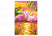 Paint by number Flamingo Family 135326 additionalThumb 4