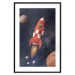 Wall Poster Rocket Into the Unknown - red spacecraft against a star-filled cosmic background 137526 additionalThumb 13