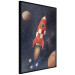 Wall Poster Rocket Into the Unknown - red spacecraft against a star-filled cosmic background 137526 additionalThumb 2