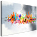 Canvas Symphony of Colors (1-piece) Wide - colorful modern abstraction 138626 additionalThumb 2