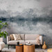 Wall Mural Lake in gray - a modern landscape with abstract motif 138826