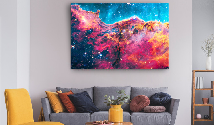 Large canvas print Carina Nebula - Photo from Jamess Webb’s Telescope 146326 additionalImage 6