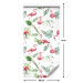 Wallpaper Exotic Birds - Dignified Pink Flamingos and Tropical Leaves 150026 additionalThumb 2