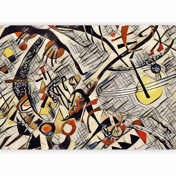 Wall Mural Musical Abstraction - A Composition in the Style of Wassily Kandinsky 151026 additionalImage 1