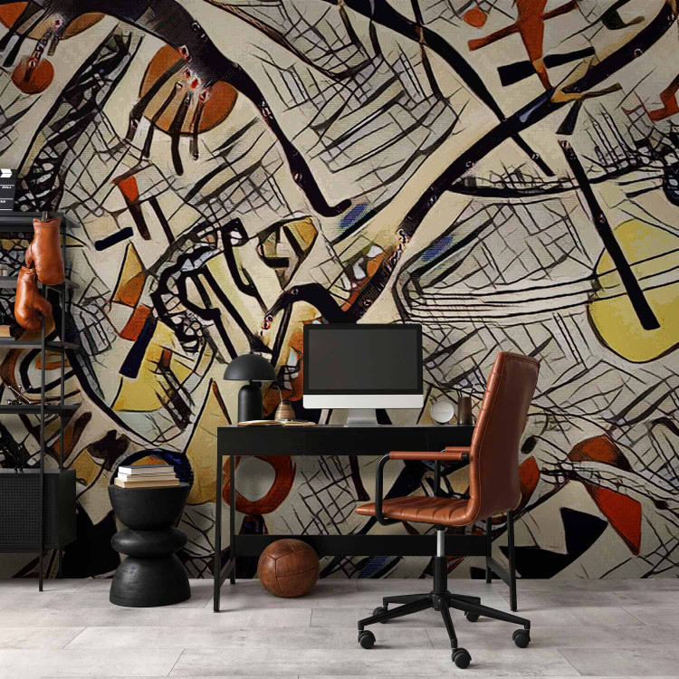Wall Mural Musical Abstraction - A Composition in the Style of Wassily Kandinsky 151026 additionalImage 4