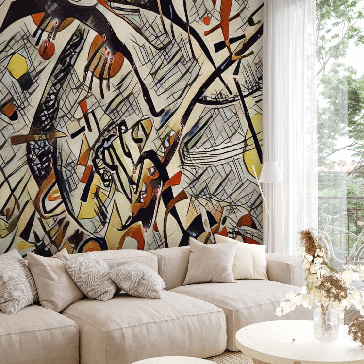 Wall Mural Musical Abstraction - A Composition in the Style of Wassily Kandinsky 151026