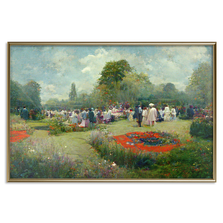 Poster Garden Party - Ai-Generated Landscape in Monet’s Style 151126 additionalImage 16